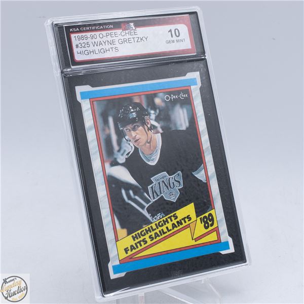 1989 – 90 OPC. #325 WAYNE GRETZKY CARD