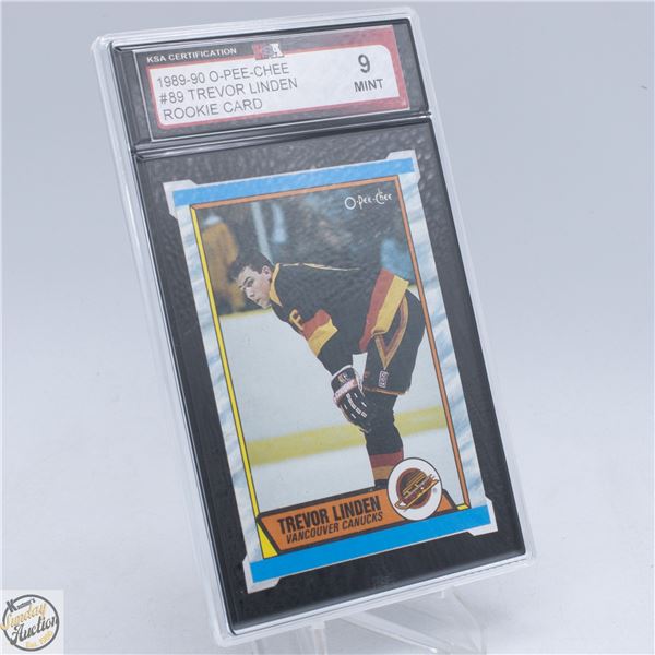 1989 – 90 OPC #89 TREVOR LINDEN ROOKIE CARD