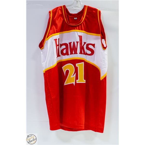 DOMINIQUE WILKINS SIGNED NBA JERSEY WITH COA