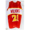 Image 2 : DOMINIQUE WILKINS SIGNED NBA JERSEY WITH COA