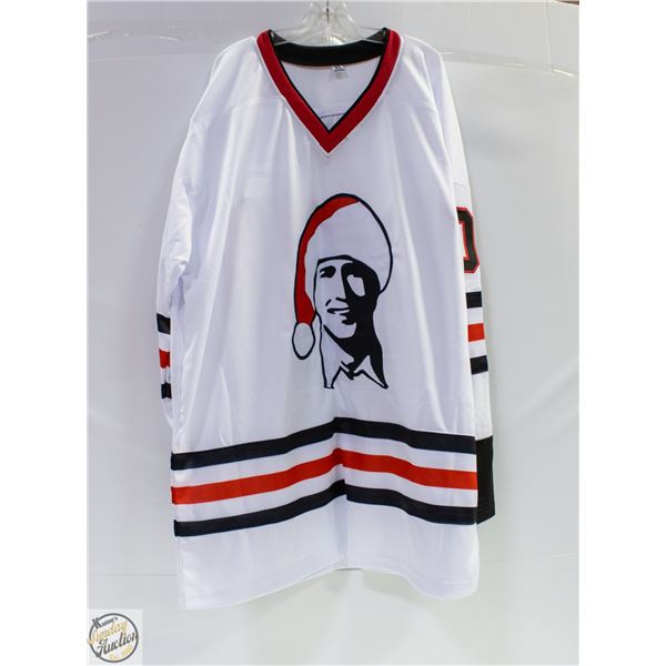 SIGNED CHEVY CHASE - SIGNED GRISWOLD BLACKHAWKS