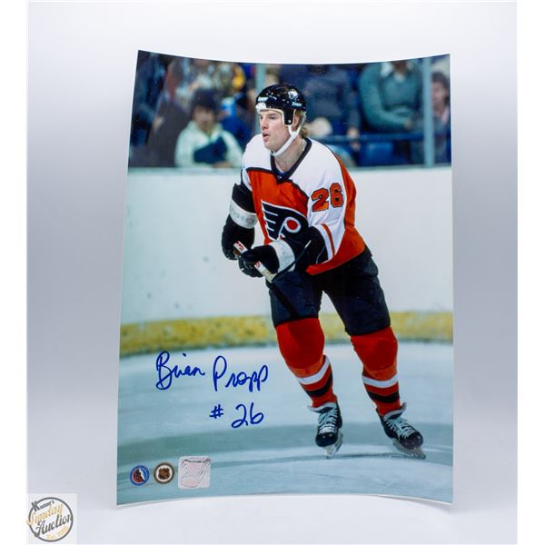 BRIAN PROPP SIGNED NHL PHOTO WITH COA