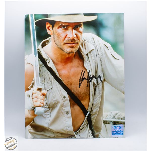 SIGNED HARRISON FORD - INDIANA JONES - WITH COA