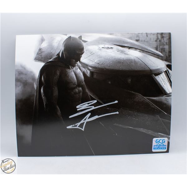 SIGNED BEN AFFLECK - BATMAN - WITH COA
