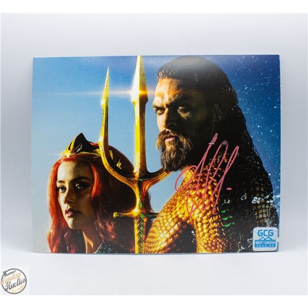 SIGNED JASON MAMOA - AQUAMAN - WITH COA