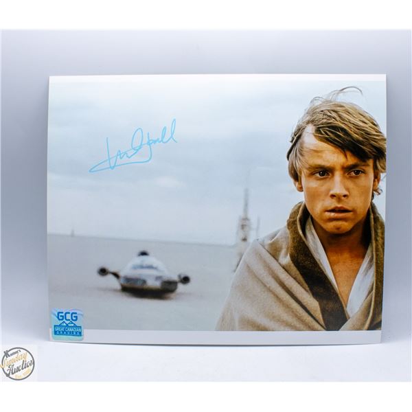 SIGNED MARK HAMILL - STAR WARS - WITH COA