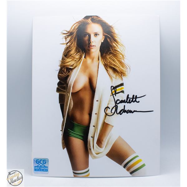 SIGNED SCARLETT JOHANSSON PHOTO WITH COA