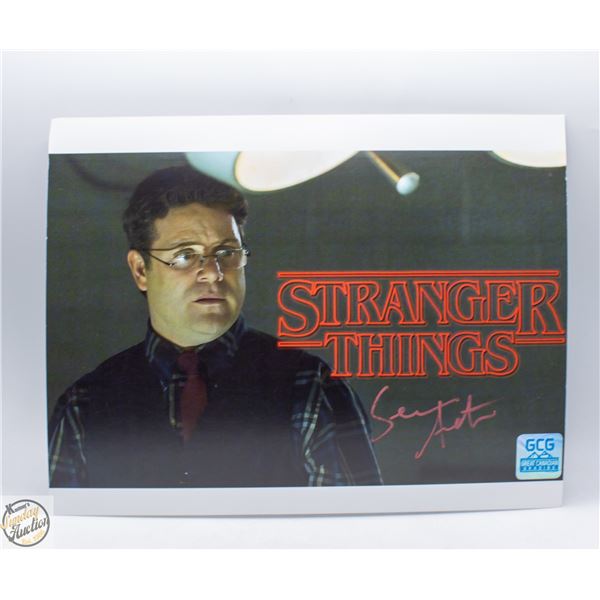 SIGNED SEAN ASTIN - STRANGER THINGS - WITH COA
