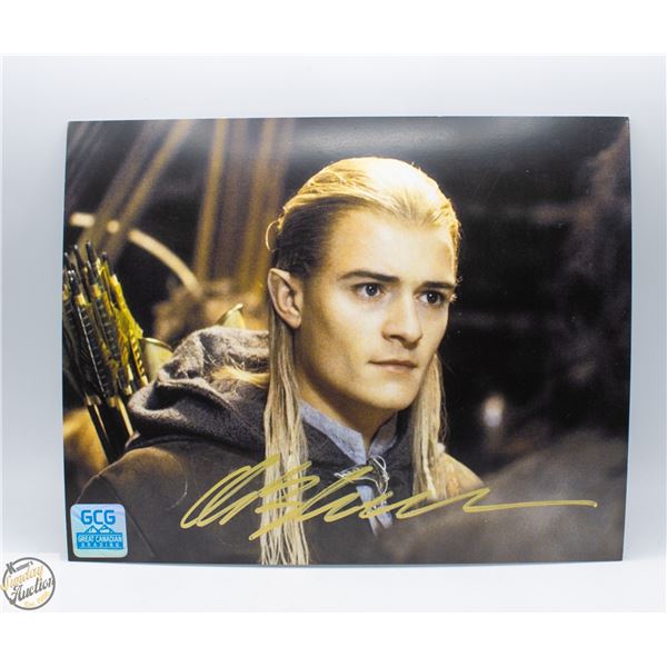 SIGNED ORLANDO BLOOM - LORD OF THE RINGS - W. COA