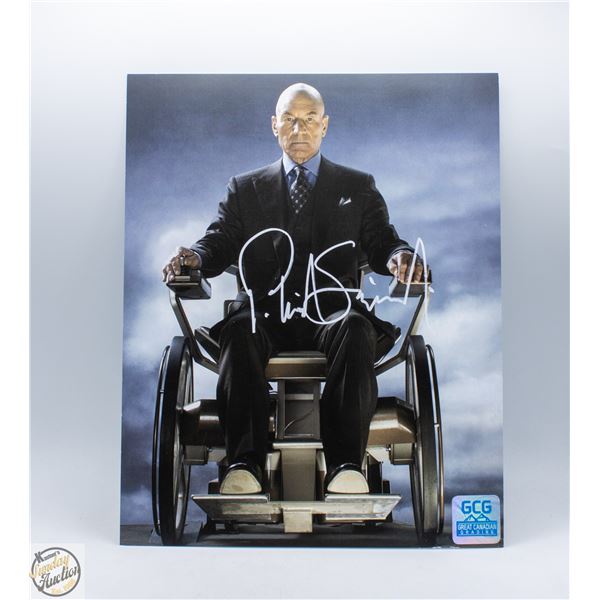 SIGNED PATRICK STEWART - X-MEN - WITH COA
