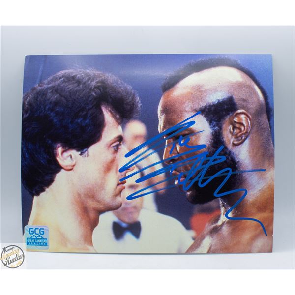 SIGNED SYLVESTER STALLONE - ROCKY - WITH COA