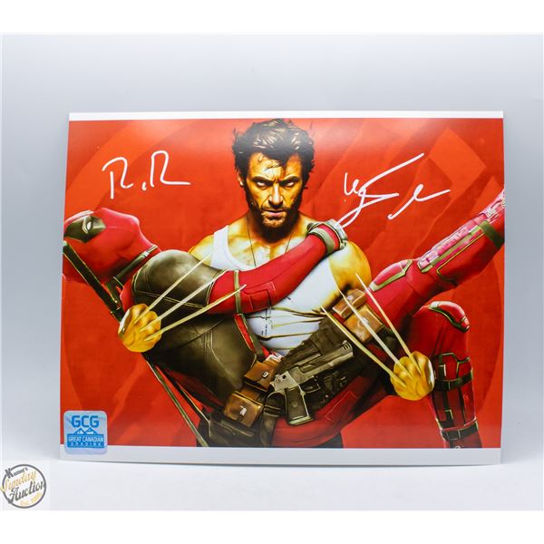SIGNED RYAN REYNOLS AND HUGH JACKMAN - DEADPOOL