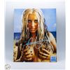 Image 1 : SIGNED CHRISTINA AGUILERA PHOTO WITH COA