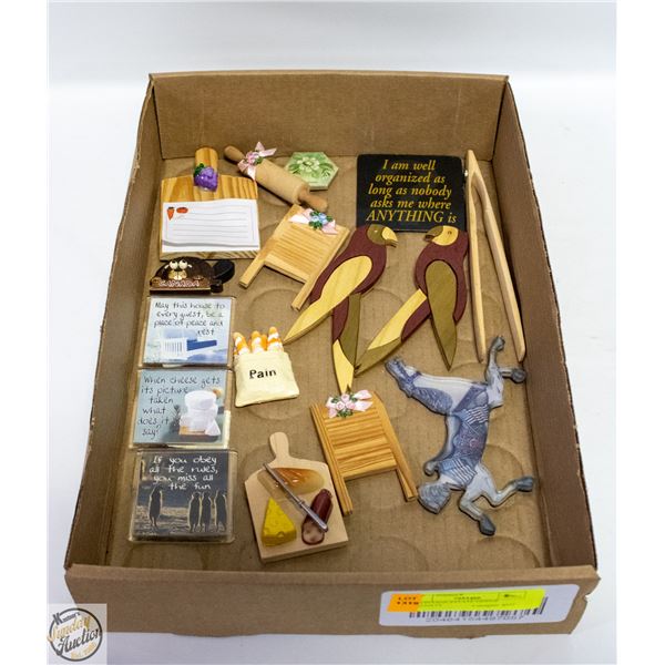 16 VINTAGE ESTATE FRIDGE MAGNETS