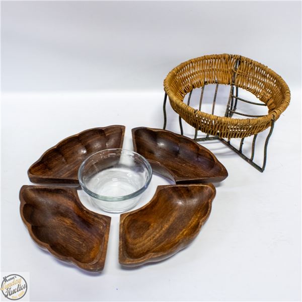 ESTATE MID CENTURY MODERN SERVING DISH +