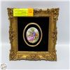 Image 1 : VINTAGE PORCELAIN CAMEO IN ORNATE FRAME 8"X7"
