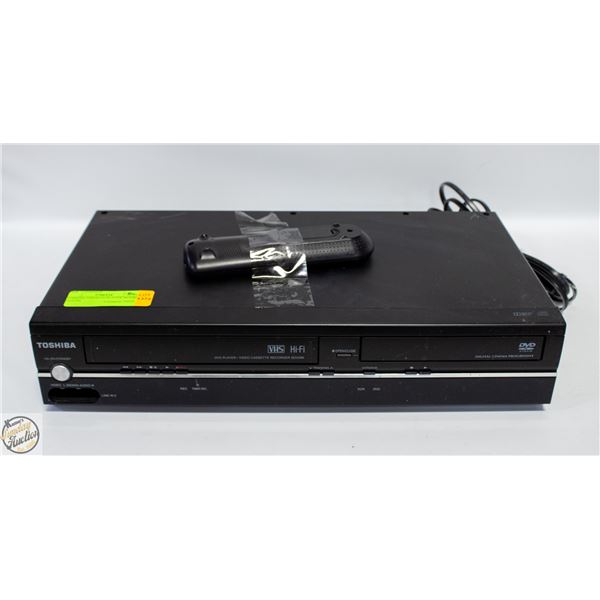 TOSHIBA VHS/DVD PLAYER MODEL SDV296