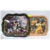 Image 1 : LOT OF VINTAGE TABLE TRAYS