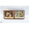 Image 1 : LOT OF VINTAGE WOOD PUZZLES IN BOX COLLECTABLE
