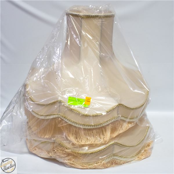 2 VINTAGE LAMP SHADES
