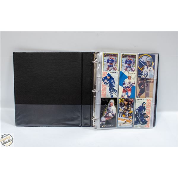 BINDER OF ASSORTED POWER PLAY CARDS +