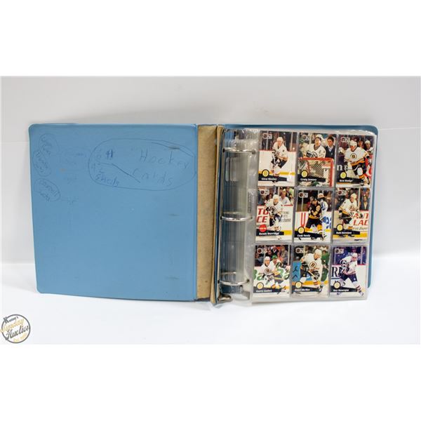 BINDER OF NHL PRO-SET 1991 CARDS ASSORTED