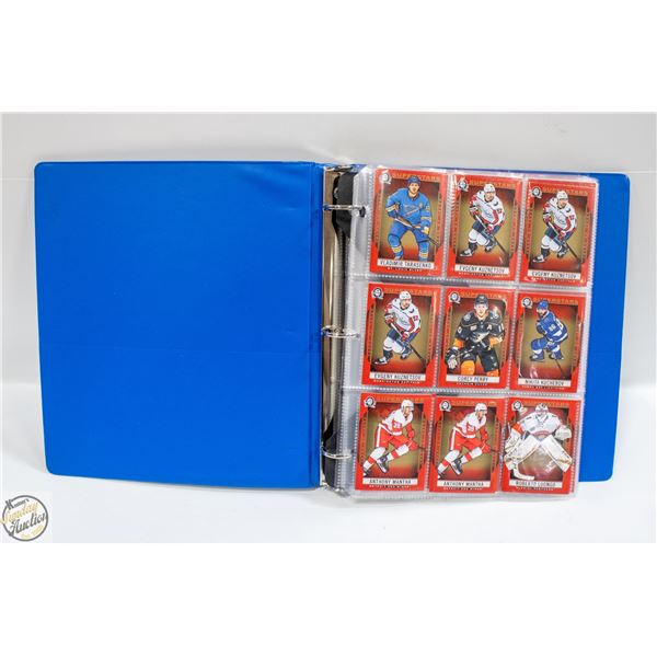 BINDER OF O-PEE-CHEE 2018-19 CARDS ASSORTED