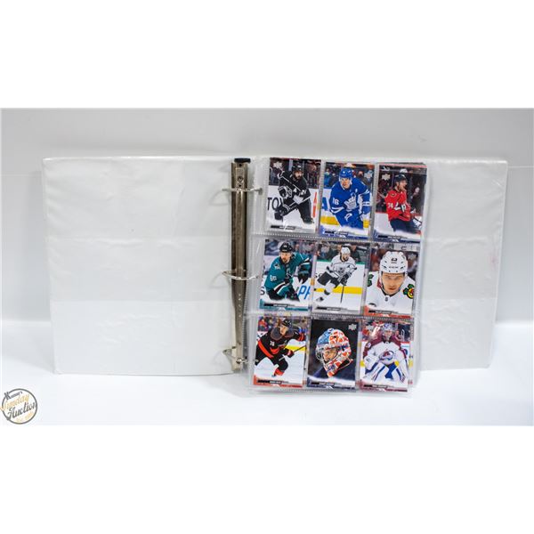 BINDER OF UPPERDECK + SCORE CARDS ASSORTED