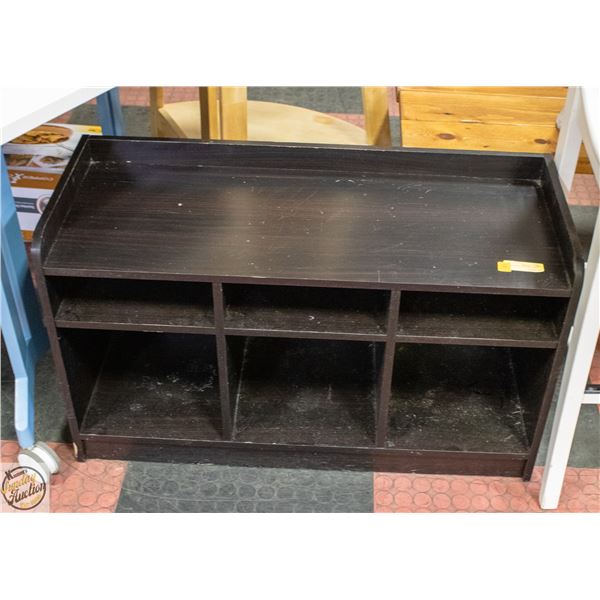 BLACK TONE/COLOUR BENCH WITH STORAGE