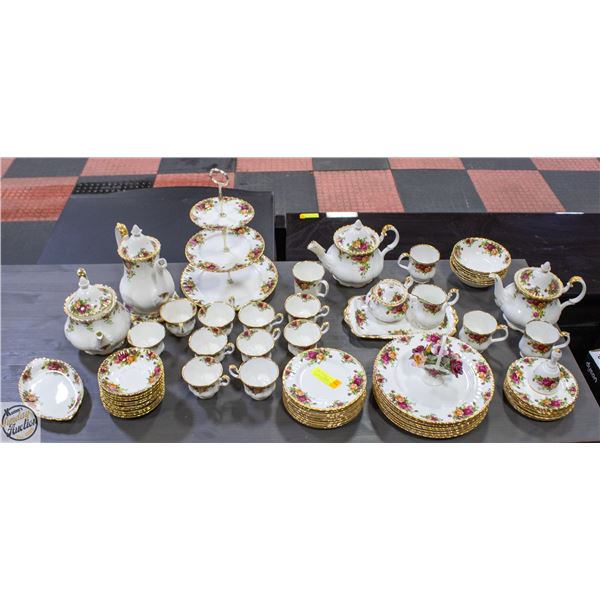 VINTAGE OLD COUNTRY ROSE CHINA SOME MARKED 1962