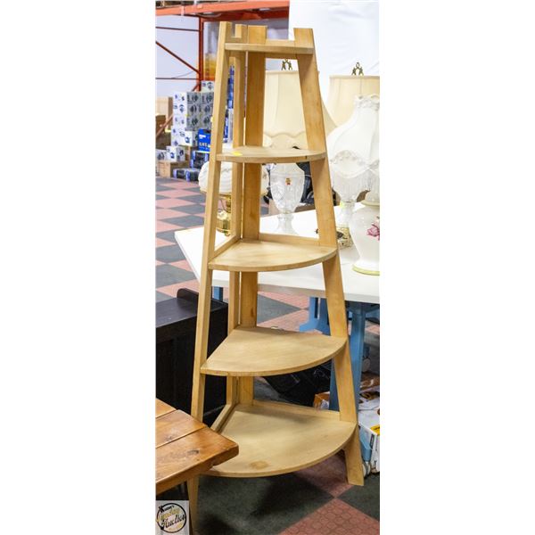 5 TIER CORNER SHELVING UNIT