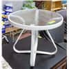 Image 1 : WHITE MINI PATIO TABLE 17" TALL