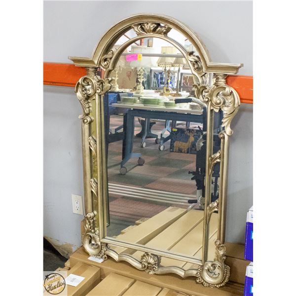 VINTAGE ORNATE FRAMED MIRROR