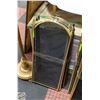 Image 1 : 2 VINTAGE BRASS FIRE PLACE SCREEN