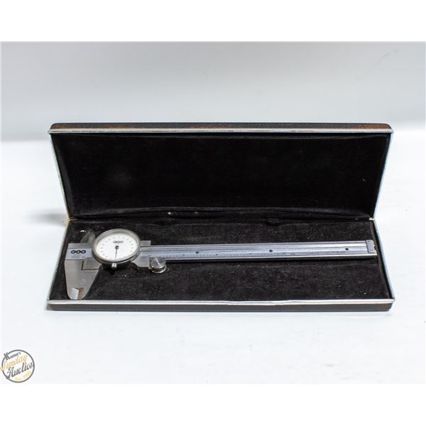 KAR MONTREAL DIAL CALIPER MEASURING TOOL IN CASE
