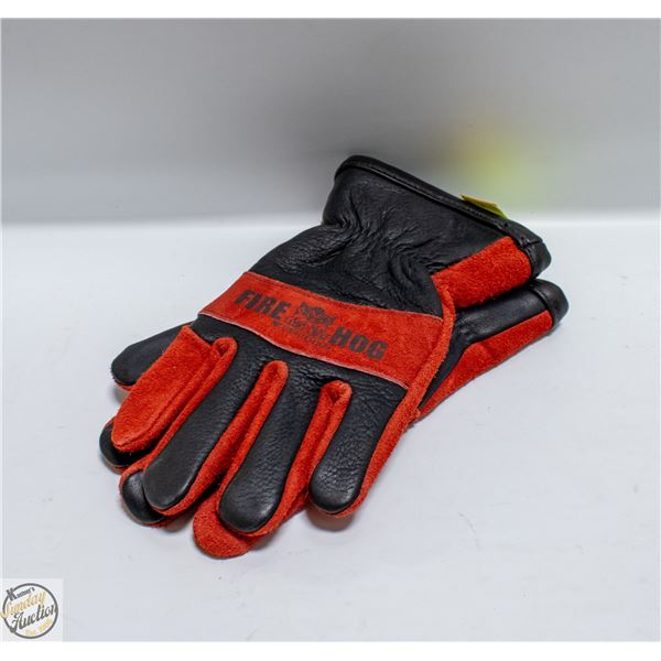 NEW VERIDIAN FIRE HOG INSULATED LEATHER GLOVES