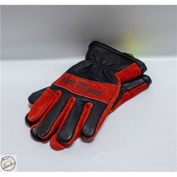 NEW VERIDIAN FIRE HOG INSULATED LEATHER GLOVES