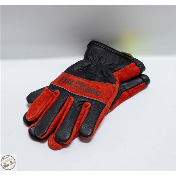 NEW VERIDIAN FIRE HOG INSULATED LEATHER GLOVES