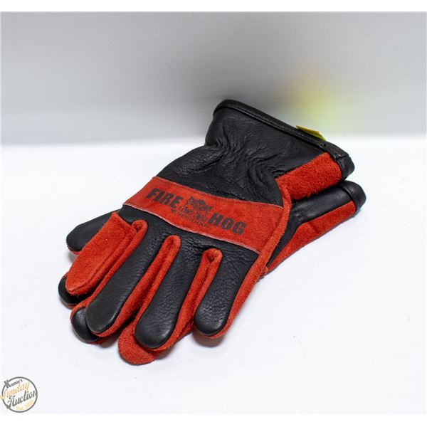 NEW VERIDIAN FIRE HOG INSULATED LEATHER GLOVES