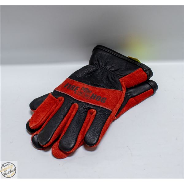 NEW VERIDIAN FIRE HOG INSULATED LEATHER GLOVES