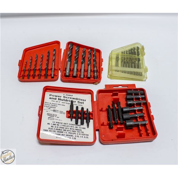 LOT OF DRILL BITS VARIOUS KINDS