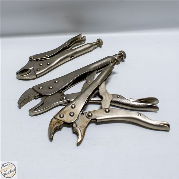 LOT OF VISE GRIPS