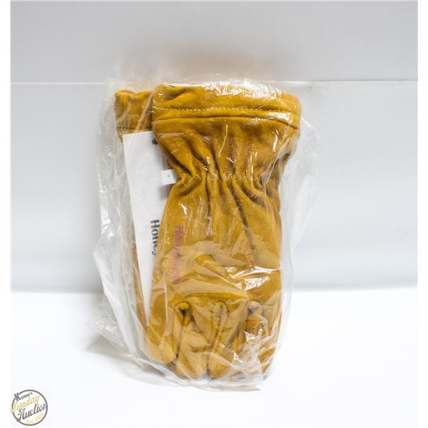 NEW HONEYWELL INSULATED LEATHER WORK GLOVE MEDIUM