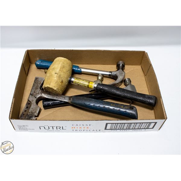 LOT OF HAMMERS