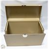 Image 1 : VINTAGE METAL FILE STORAGE CASE 12"X17"X8"