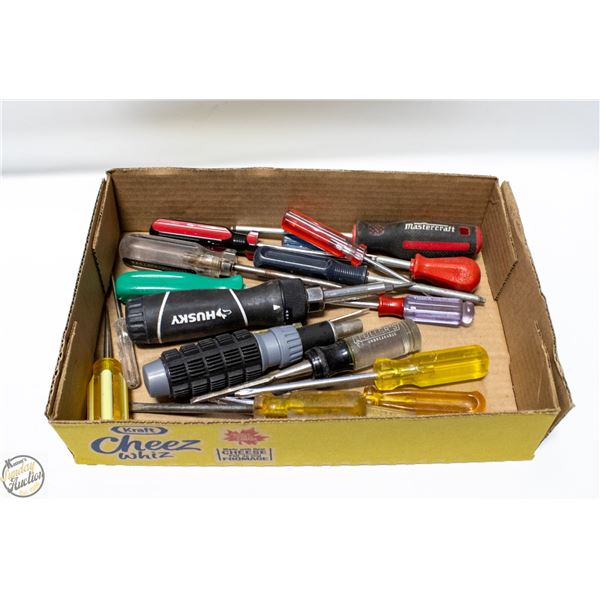 FLAT OF SCREWDRIVERS INCLUDING MULTI BIT