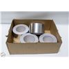 Image 1 : FLAT WITH 4 ROLLS 3” ALUMINUM TAPE