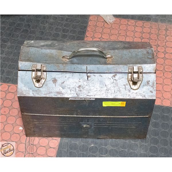 18”L X 10”W CANTILEVER METAL TOOL BOX