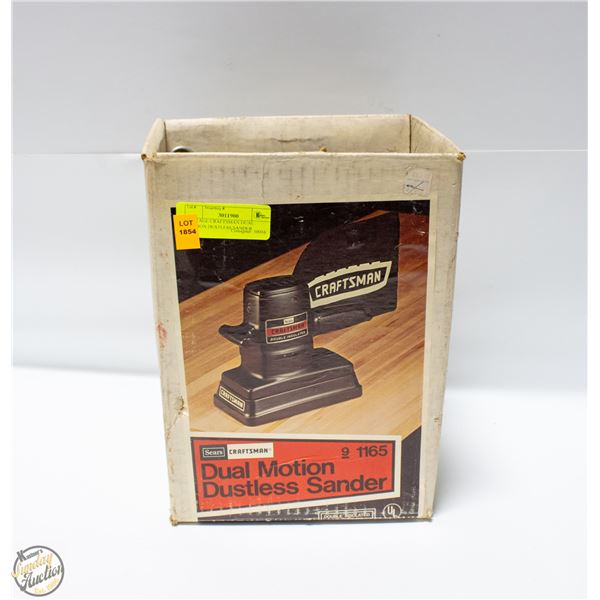 VINTAGE CRAFTSMAN DUAL MOTION DUSTLESS SANDER