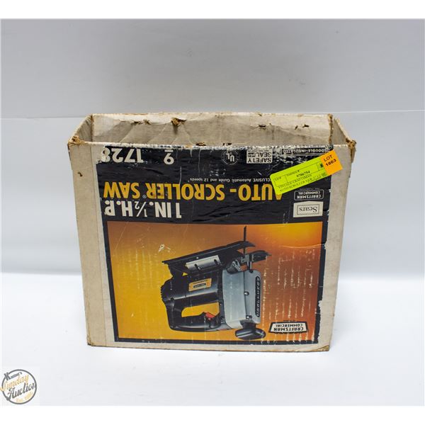 VINTAGE CRAFTSMAN AUTO-SCROLLER SAW 1" 1/2 HP